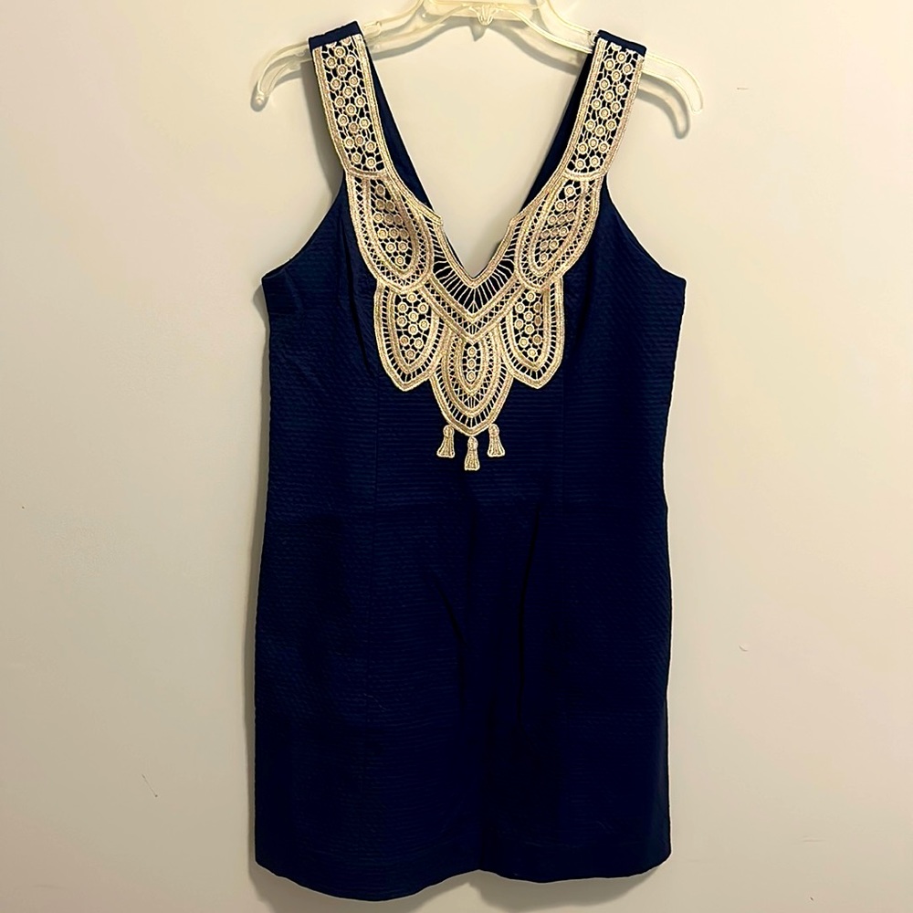 NWT Lilly Pulitzer Largo Shift Size 6 Navy